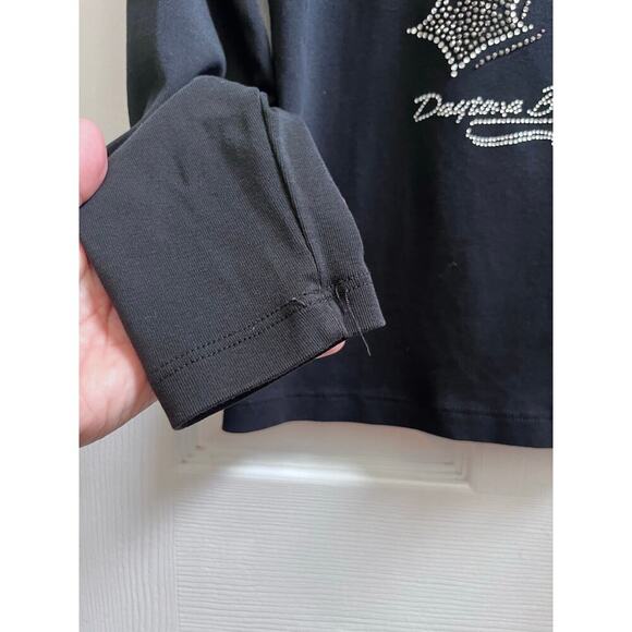 Biker Clothing *Imperfection* Bling 2016 Bike Week Scoop Neck Top Size Large - Picture 5 of 10